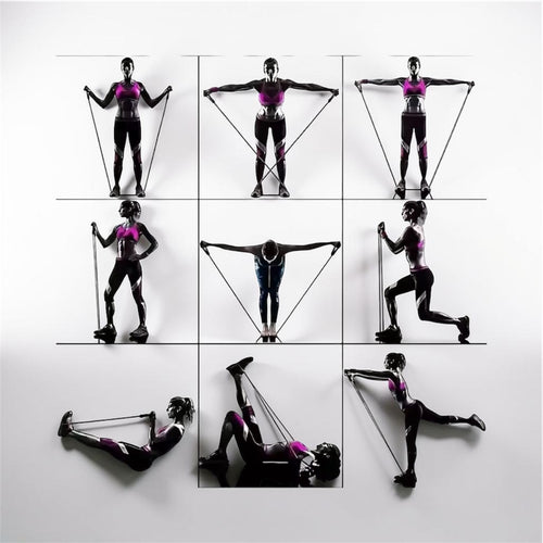 Set Complet Tensiofit — 5 Bandes de Résistance avec Accessoires